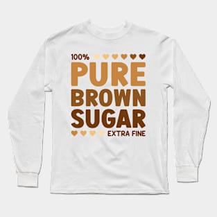 Pure Brown Sugar Extra Fine Long Sleeve T-Shirt